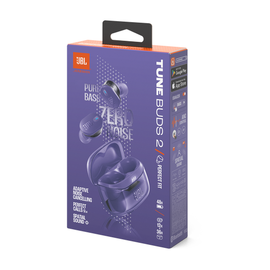 JBL Tune Buds 2 Ghost Edition - Ghost Mauve - True Wireless Noise Cancelling Earbuds - Detailshot 15